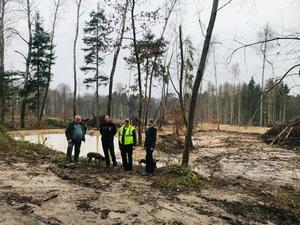 Bild vergrößern: Biotopneuanlage - Projekt zwischen Naturpark und HessenForst
