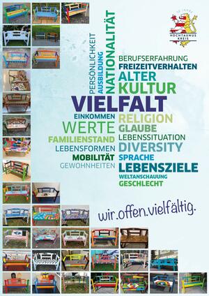 Bild vergrößern: Vielfaltsplakat
