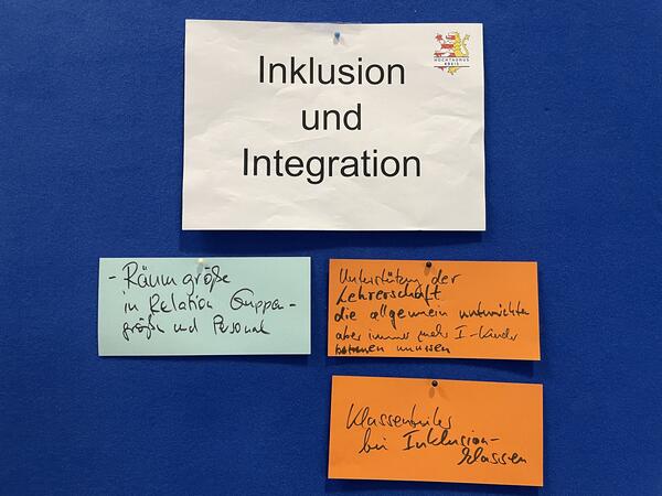 Bild vergrößern: Thementisch Inklusion und Integration