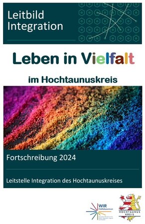 Bild vergr&ouml;&szlig;ern: Deckblatt Leitbild Integration 2024